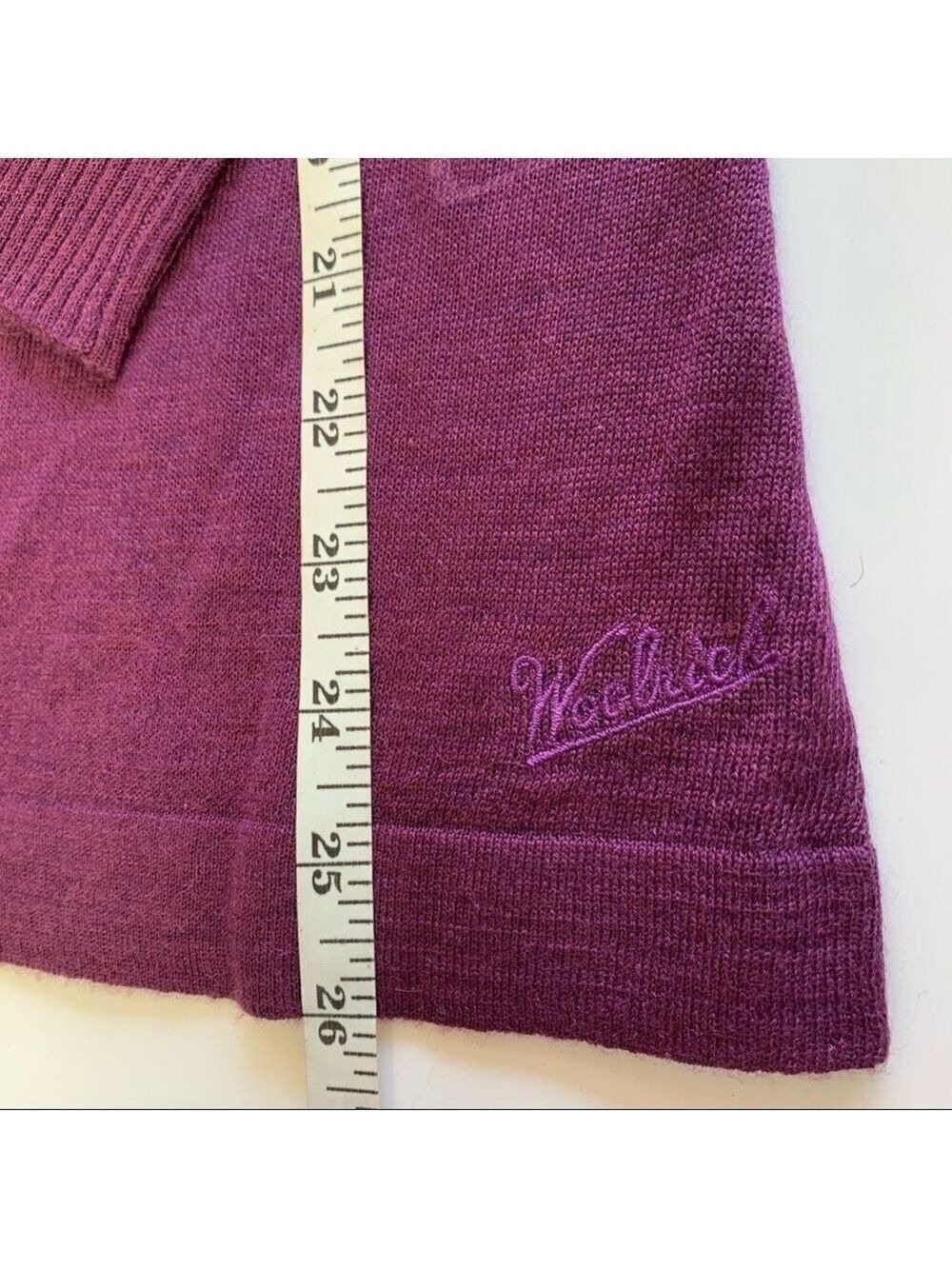 Woolrich Women V Neck Long Sleeve Sweater Size SP - Picture 7 of 11